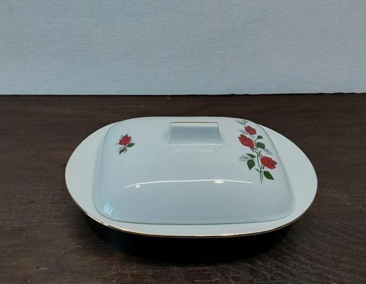 Vintage porseleinen botervloot, Antiek en Kunst, Antiek | Porselein, Ophalen of Verzenden