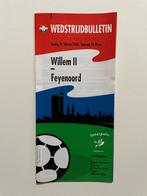 Programma Willem II-Feyenoord 1999-2000 competitie., Ophalen of Verzenden, Nieuw, Feyenoord, Boek of Tijdschrift