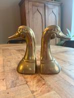 Messing Boekensteunen - Eenden, Antiek en Kunst, Ophalen of Verzenden, Brons