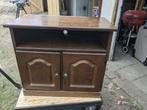 TV meubel bruin, Ophalen, Gebruikt, Eikenhout, 50 tot 100 cm