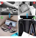 8 X auto organizer clips tassenhouder zonnebril houder pasje, Auto diversen, Nieuw, Ophalen of Verzenden, H, H