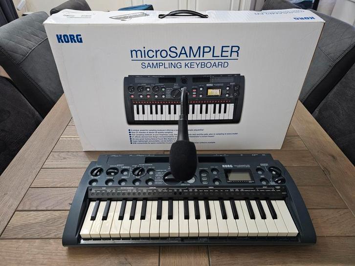 Korg microSAMPLER - Compacte Sampler Keyboard, Muziek en Instrumenten, Keyboards, Zo goed als nieuw, Overige aantallen, Korg, Midi-aansluiting