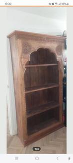 Coloniale kast massief, Huis en Inrichting, Kasten | Vitrinekasten, Ophalen, Zo goed als nieuw, 25 tot 50 cm