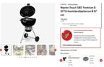 Master-Touch GBS Premium E-5775-houtskoolbarbecue, WEBER BBQ, Ophalen of Verzenden, Zo goed als nieuw, Met accessoires