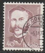 Zwitserland 1978 1138 Dunant, Gest, Postzegels en Munten, Ophalen of Verzenden, Gestempeld