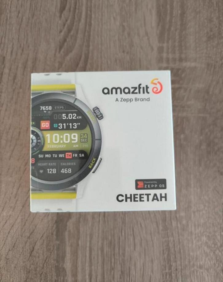 Amazfit Cheetah nieuw in de ongeopende doos, Sieraden, Tassen en Uiterlijk, Smartwatches, Nieuw, Grijs, GPS, Waterdicht, Ophalen of Verzenden