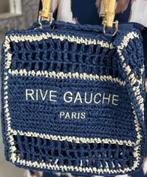 Gehaakte chique tas RIVE GAUCHE, Ophalen of Verzenden, Nieuw, Blauw, Shopper