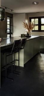 WDSTCK by Jesse Sanderson - Memento barkruk, Ophalen, Met voetsteun, Leer, Zo goed als nieuw