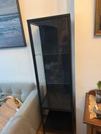 Zwarte IKEA Vitrinekast RUDSTA, Ophalen, 50 tot 100 cm, 150 tot 200 cm, 25 tot 50 cm