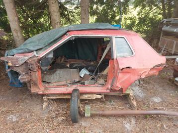 Ford Mustang 1974 voor onderdelen met kenteken.   beschikbaar voor biedingen