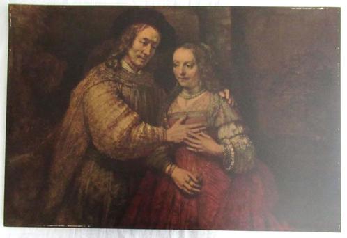 Poster naar schilderij De Joodse bruidje van Rembrandt., Antiek en Kunst, Kunst | Litho's en Zeefdrukken, Ophalen of Verzenden