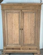 Antieke eiken kast, gestraald, demontabel Brocante vintage, Ophalen