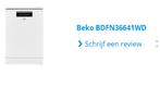 Beko BDFN36641WD vaatwasmachine, Witgoed en Apparatuur, Vaatwasmachines, Ophalen, 60 cm of meer, Minder dan 10 liter, Zo goed als nieuw