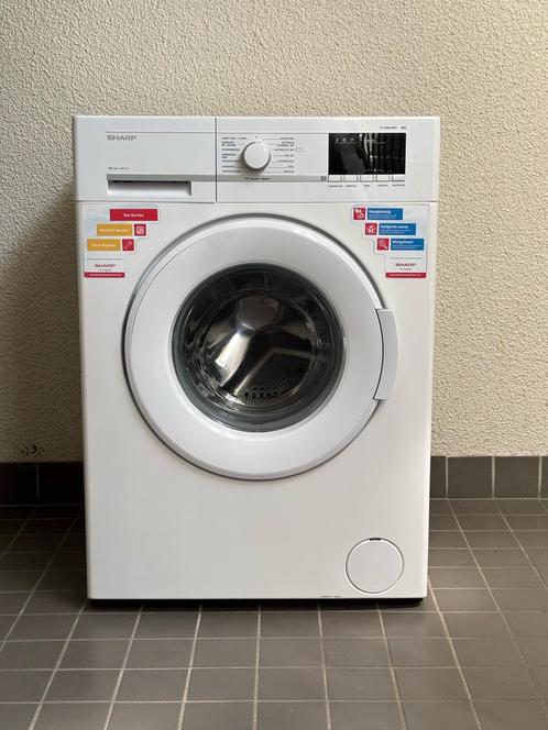 SHARP Wasmachine 8 kg – A+++ – 1400 tpm, Witgoed en Apparatuur, Wasmachines, Gebruikt, 6 tot 8 kg, Minder dan 85 cm, Ophalen
