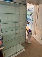 Glazen Vitrinekast - (geschikt voor schaalmodellen 1:50), Ophalen, Minder dan 50 cm, Gebruikt, Glas