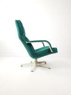Artifort draaifauteuil groen | nieuwe groene stof, ., Minder dan 75 cm, Ophalen of Verzenden, Zo goed als nieuw
