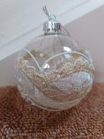 Kerstbal glas kant, Ophalen of Verzenden