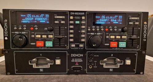 DENON DN-M2300R Professional Twin MD Recorder/Player, Audio, Tv en Foto, Walkmans, Discmans en Minidiscspelers, Ophalen of Verzenden