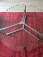 Moderne ronde salontafel, Huis en Inrichting, Tafels | Salontafels, Ophalen, Gebruikt, Rond, Glas