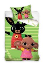 Bing Konijn Dekbedovertrek 140x200 - Bing en Sula  - Katoen, Jongetje of Meisje, Dekbedovertrek, Nieuw, Ophalen of Verzenden
