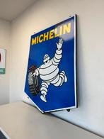 Zeer groot MICHELIN emaille reclamebord, Verzamelen, Merken en Reclamevoorwerpen, Ophalen, Reclamebord, Gebruikt, Nvt