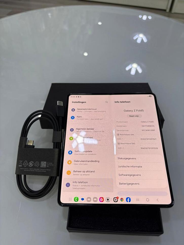 Samsung Galaxy Fold 5 256GB, Telecommunicatie, Mobiele telefoons | Samsung, Zo goed als nieuw, Ophalen of Verzenden