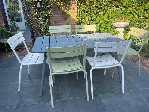 Fermob Luxembourg tafel, Tuin en Terras, Tuintafels, Gebruikt, Rechthoekig, Aluminium, Ophalen