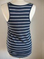 H&M tank top long blauw wit streep maat S - nieuw -, Maat 38/40 (M), H&M, Blauw, Nieuw