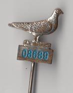 Duif 08689 Duiven speldje, Verzamelen, Gebruikt, Niet vindbaar, Niet vindbaar, Speldje of Pin