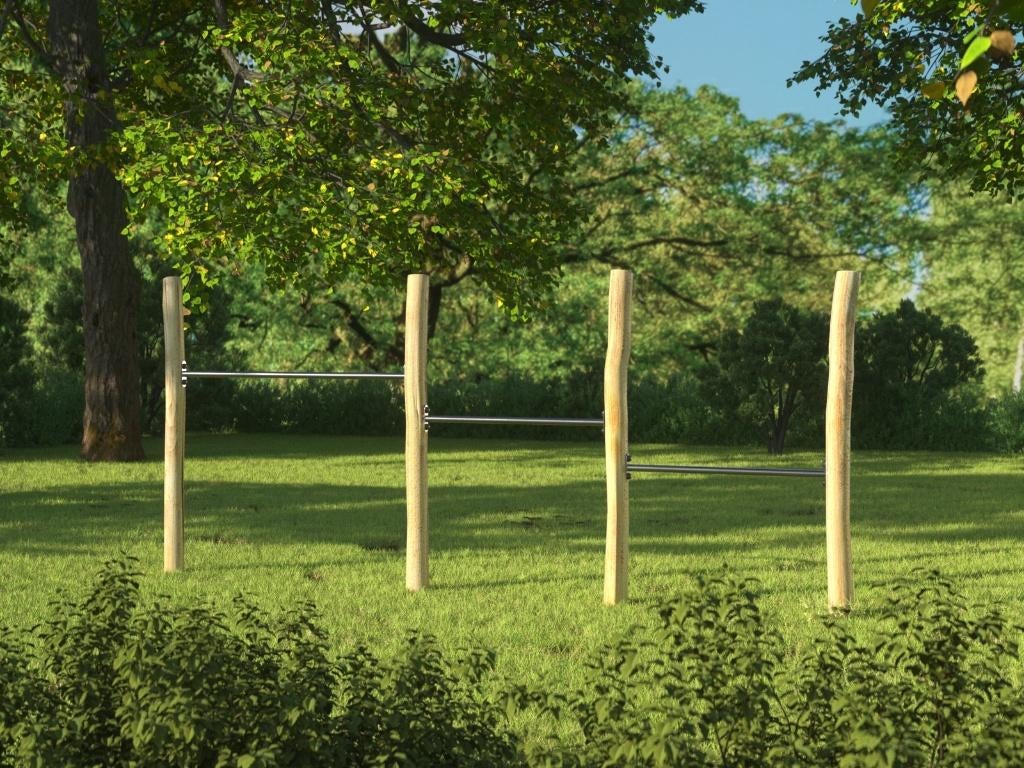 ROBINIA DUIKELREK 3 delig rekstok kukelrek duikelstang, Ophalen, Nieuw