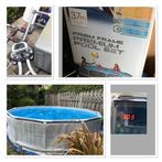 Intex zwembad prism 366*99 filterpomp zoutwater warmtepomp, Tuin en Terras, Ophalen, 80 tot 120 cm, Rond, 300 cm of meer