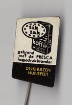 TikTak Koffie Dijkhuizen Nunspeet speldje, Verzamelen, Gebruikt, Niet vindbaar, Niet vindbaar, Speldje of Pin