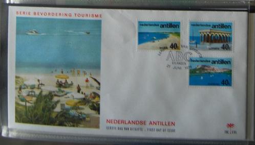 Ned. Antillen 1e dag envelop E95 t/m E99, uit jaar 1976., Postzegels en Munten, Postzegels | Eerstedagenveloppen, Onbeschreven