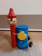 Pinokkio houten spaarpot 17 cm, Verzamelen, Spaarpotten, Ophalen of Verzenden, Zo goed als nieuw, Steen, Aardewerk of Keramiek