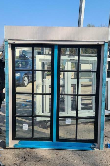 (105) Nieuw kunststof raamkozijn incl glas met rolluik, Kunststof, Raamkozijn, Nieuw, Inclusief glas