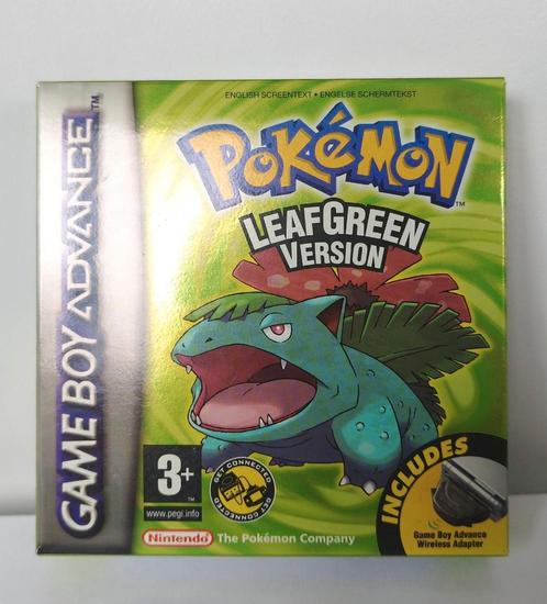 Pokémon Leaf Green CIB, Spelcomputers en Games, Games | Nintendo Game Boy, Gebruikt, Avontuur en Actie, 1 speler, Vanaf 3 jaar