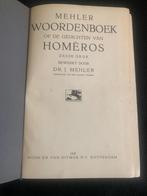 J. Mehler / woordenboek op de gedichten van Homeros, Ophalen, Zo goed als nieuw, Overige uitgevers