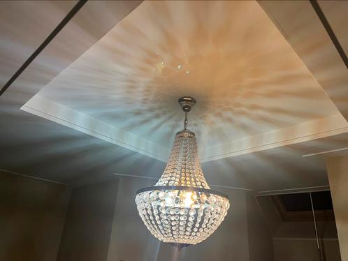 Mooie kroonluchter, Huis en Inrichting, Lampen | Kroonluchters, Gebruikt, Glas, Ophalen