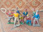 16 cowboys en Indianen oud speelgoed uit Engeland van tin., Ophalen of Verzenden