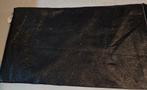 Skai zwart bling stretch (150), 120 cm of meer, Zwart, Leer of Kunstleer, Nieuw