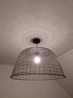 Metalen basket hanglamp - 30x60 cm, Gebruikt, Ophalen of Verzenden, Metaal, Minder dan 50 cm