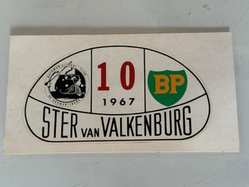 Ster van Valkenburg 1967 Rally Sticker beschikbaar voor biedingen
