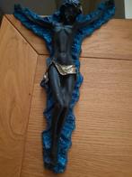 Mooi groot kruis van Lava steen van de Etna uit Italië, Ophalen of Verzenden