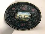 Dienblad Leeds Castle Engeland, Ophalen of Verzenden, Gebruikt, Ovaal, Metaal