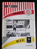 Sparta - MVV 1990/1991, Ophalen of Verzenden, Zo goed als nieuw, Overige binnenlandse clubs, Boek of Tijdschrift