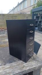 Metalen ladekast 6 laden, Huis en Inrichting, Kasten | Ladekasten, Minder dan 50 cm, Gebruikt, 5 laden of meer, 100 tot 150 cm