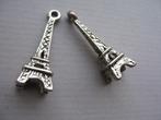 1513/ tibetiaans zilveren eiffeltoren bedels, Ophalen of Verzenden, Nieuw, Hanger