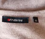 FABIANI CASHMERE ,  Trui , Maat 40, Maat 38/40 (M), Verzenden, Beige, Zo goed als nieuw