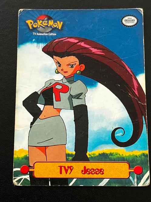 Tv9 jesse topps 1999 pokemon, Hobby en Vrije tijd, Verzamelkaartspellen | Pokémon, Gebruikt, Losse kaart, Ophalen of Verzenden