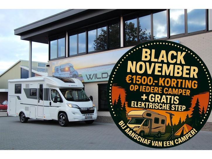 Adria Coral 600 SC - 130PK EURO6 - QUEENSBED - COMPACT MODEL, Caravans en Kamperen, Campers, Bedrijf, tot en met 3, Half-integraal